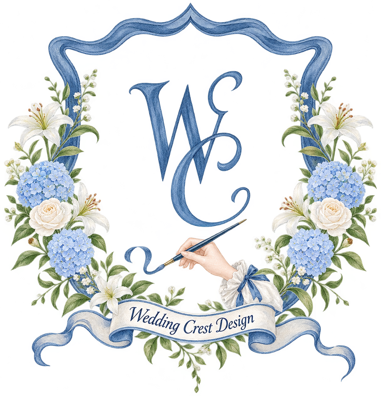 Wedding Crest Design - AI Wedding Crest Maker
